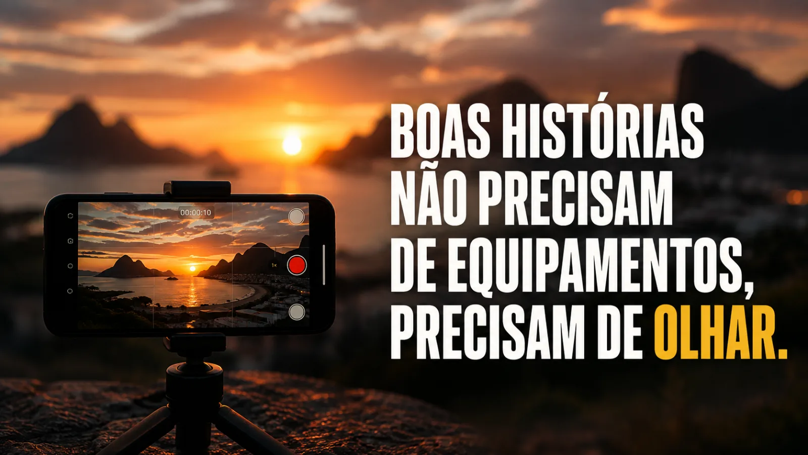 Capa do artigo Como criar vídeos cinematográficos usando apenas o celular que você já tem